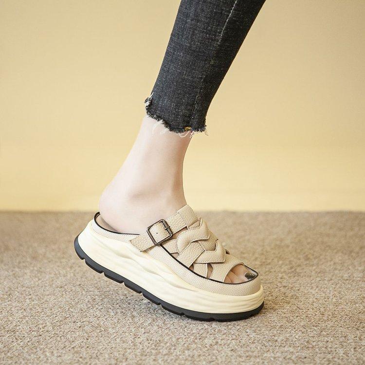 Outside Soft Lightweight Open Toe Slippers