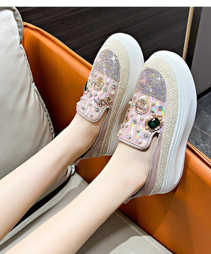 Diamond Breathable Casual Round Shoes