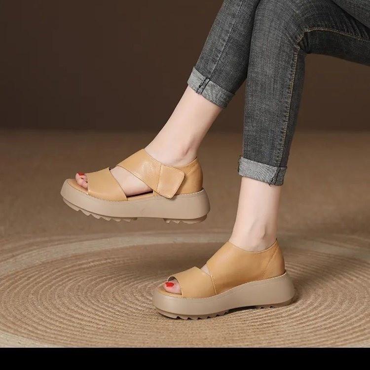 Open-Toe Casual Velcro Sandals