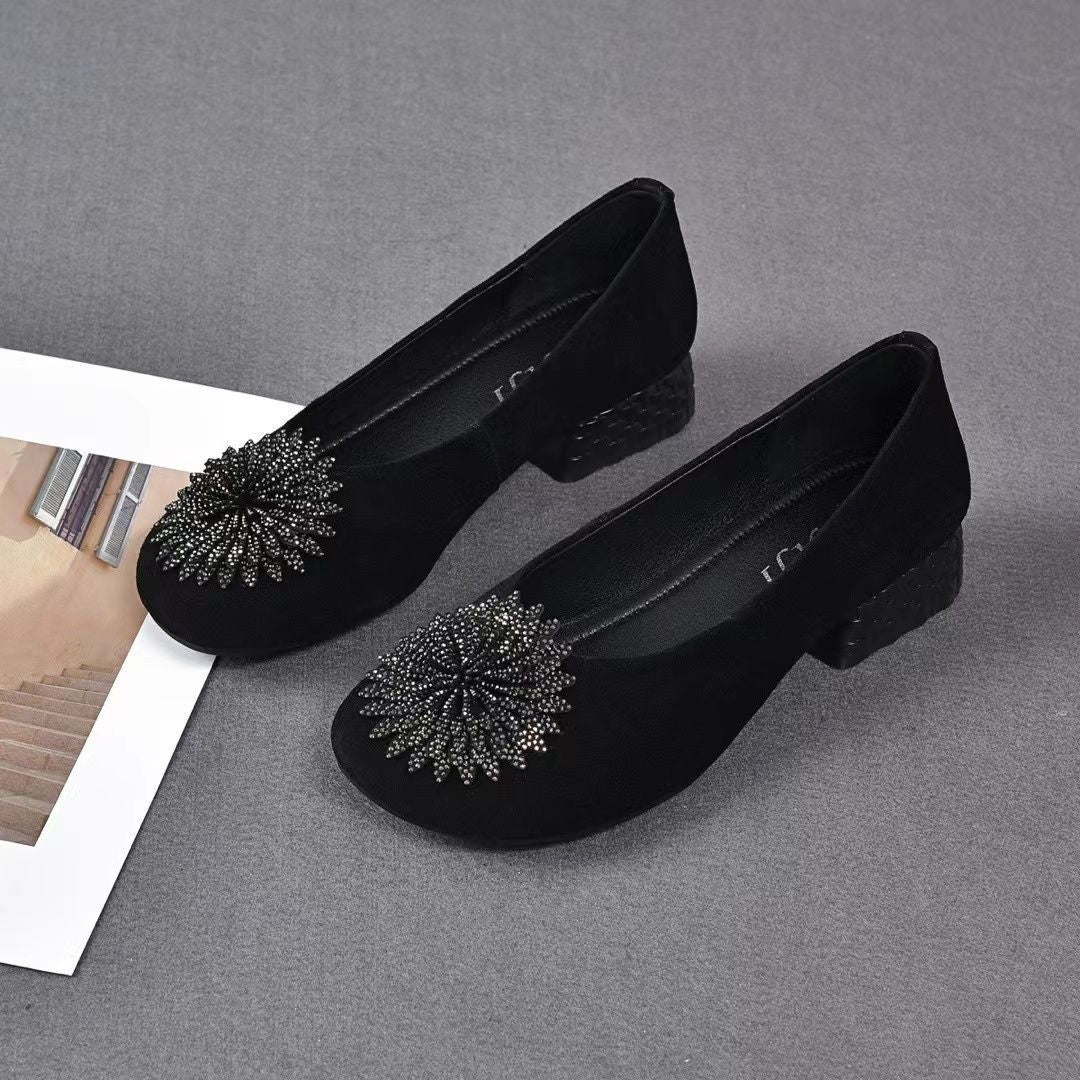 Soft Leather Flat Comfortable Shoes