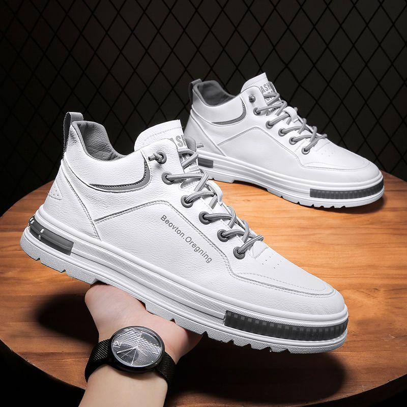 Casual Leather Non-Slip Outdoor Breathable Shoes