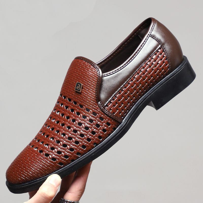 Men's Hollow Breathable Soft Bottom Shoes