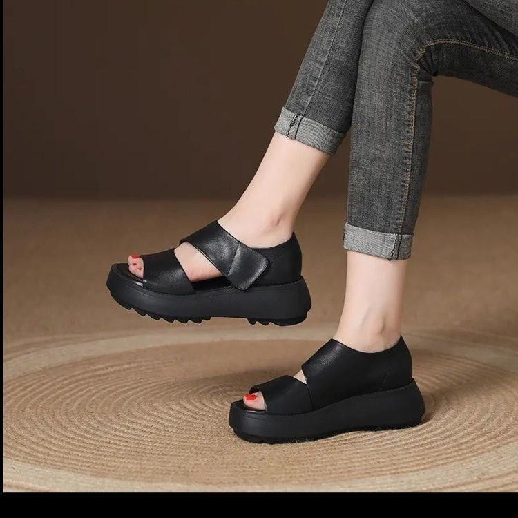 Open-Toe Casual Velcro Sandals