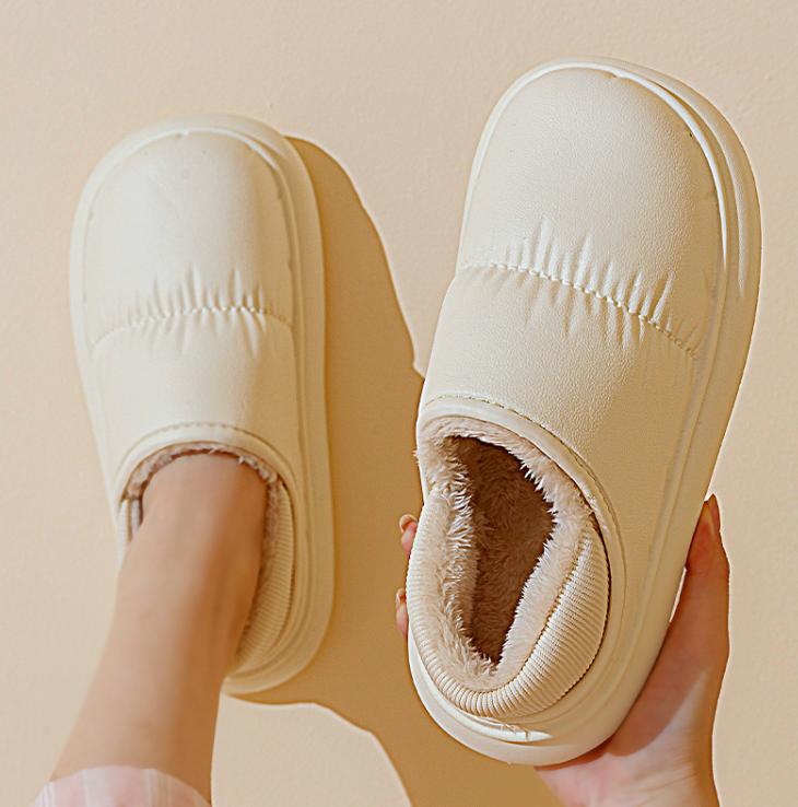 New Warm Waterproof Lining Slippers