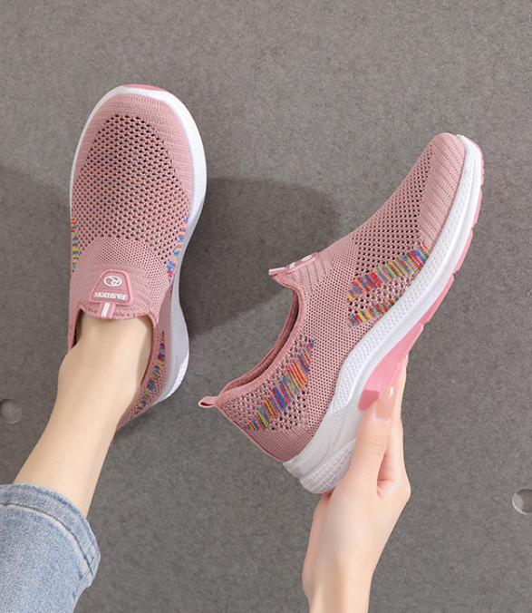 Mesh Platform Soft Sole Breathable Sneakers