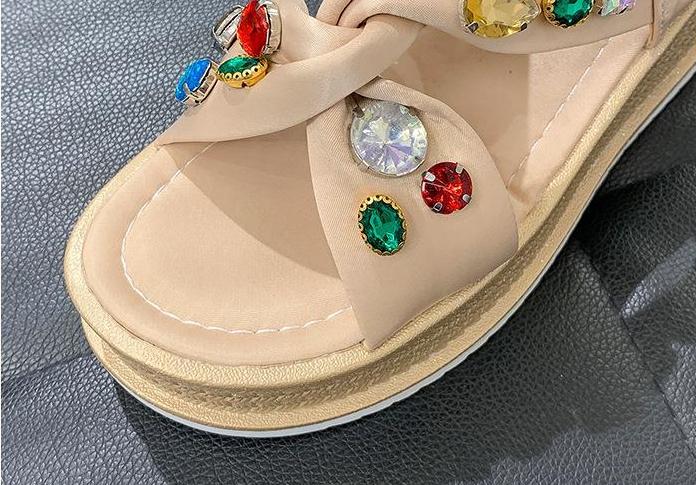 Crystal Casual Open Toe Sandals