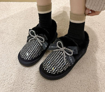 Crystal Padded Ankle Shoes