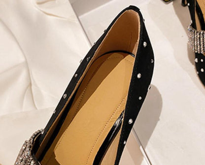 Crystal Shallow Elegant High Heels Shoes