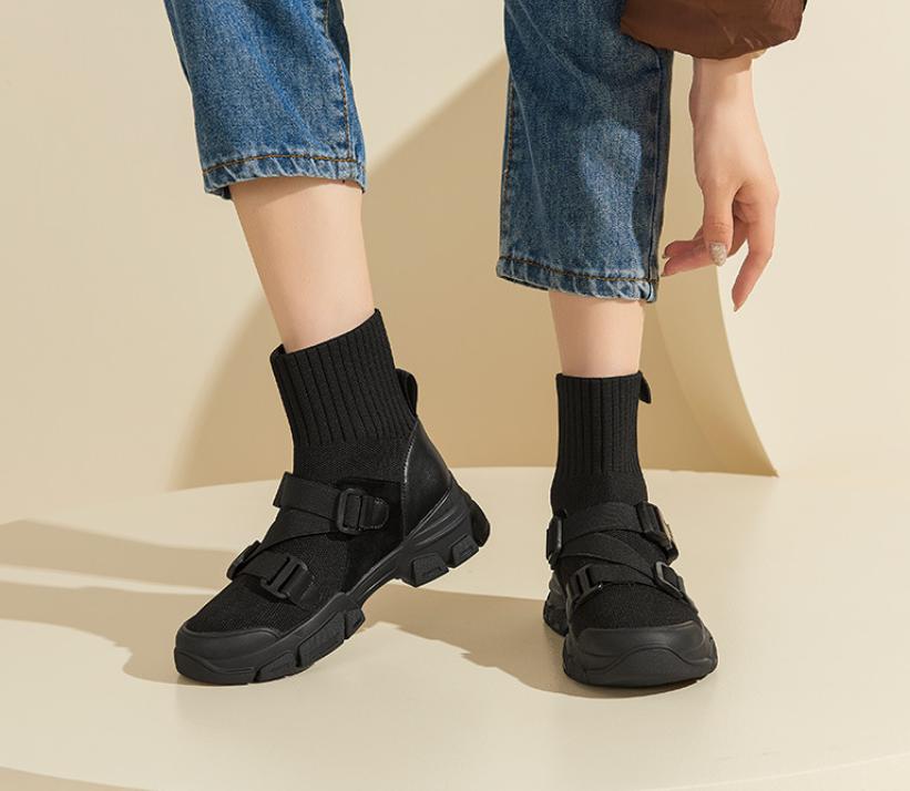 Knitted Elastic Boots