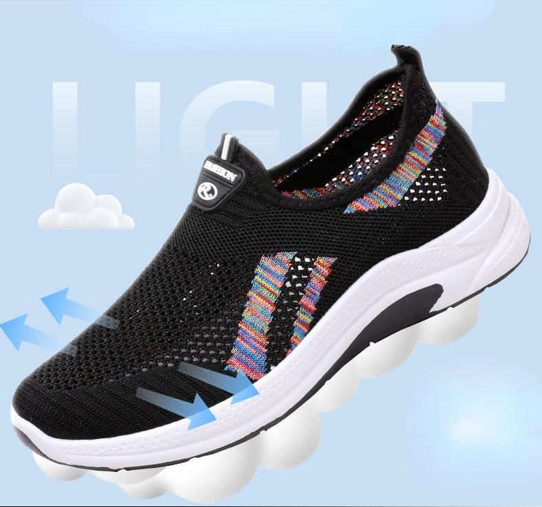 Mesh Platform Soft Sole Breathable Sneakers