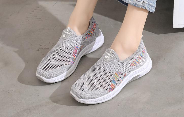 Mesh Platform Soft Sole Breathable Sneakers