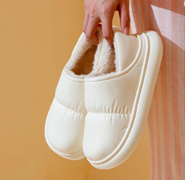 New Warm Waterproof Lining Slippers