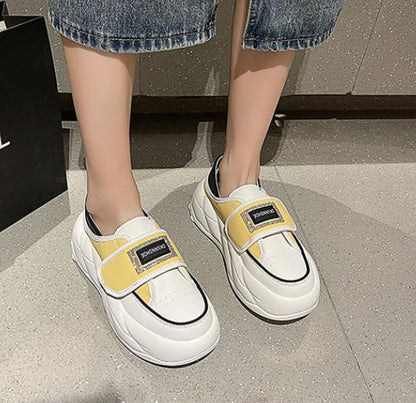 Casual Velcro Bread Shoes