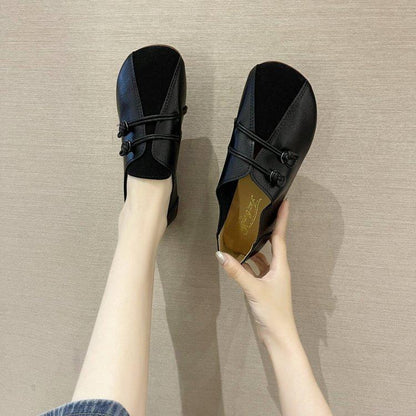 Fashion Retro Soft Sole Flat Shoes