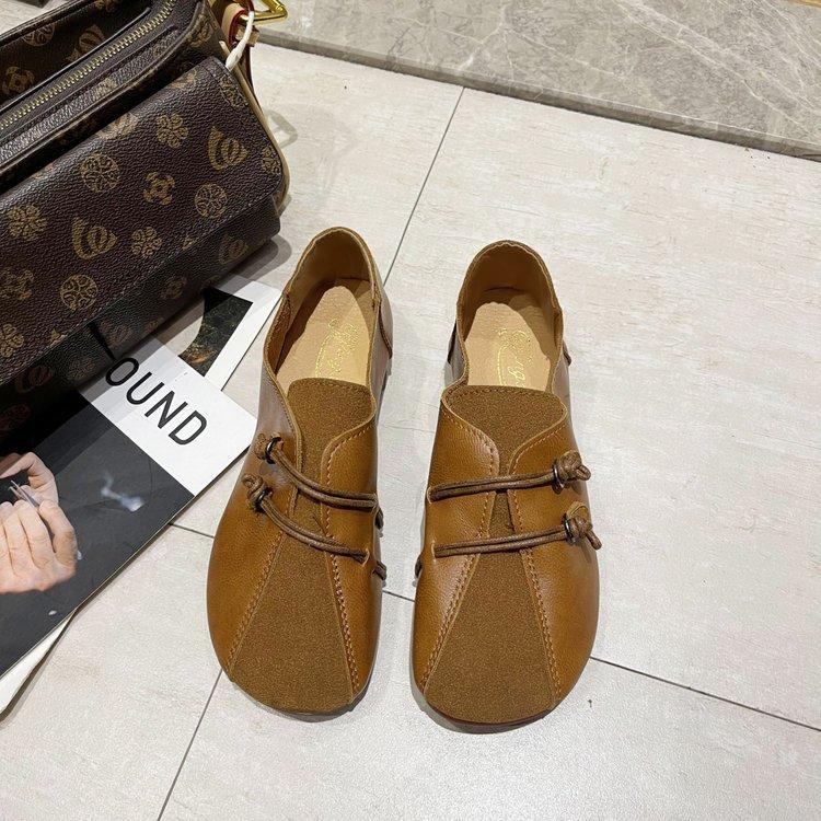 Fashion Retro Soft Sole Flat Shoes